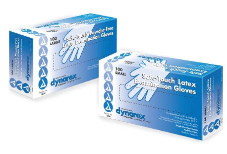 Gloves Exam Latex P-F Safe-Touch™ Small NonSteri .. .  .  